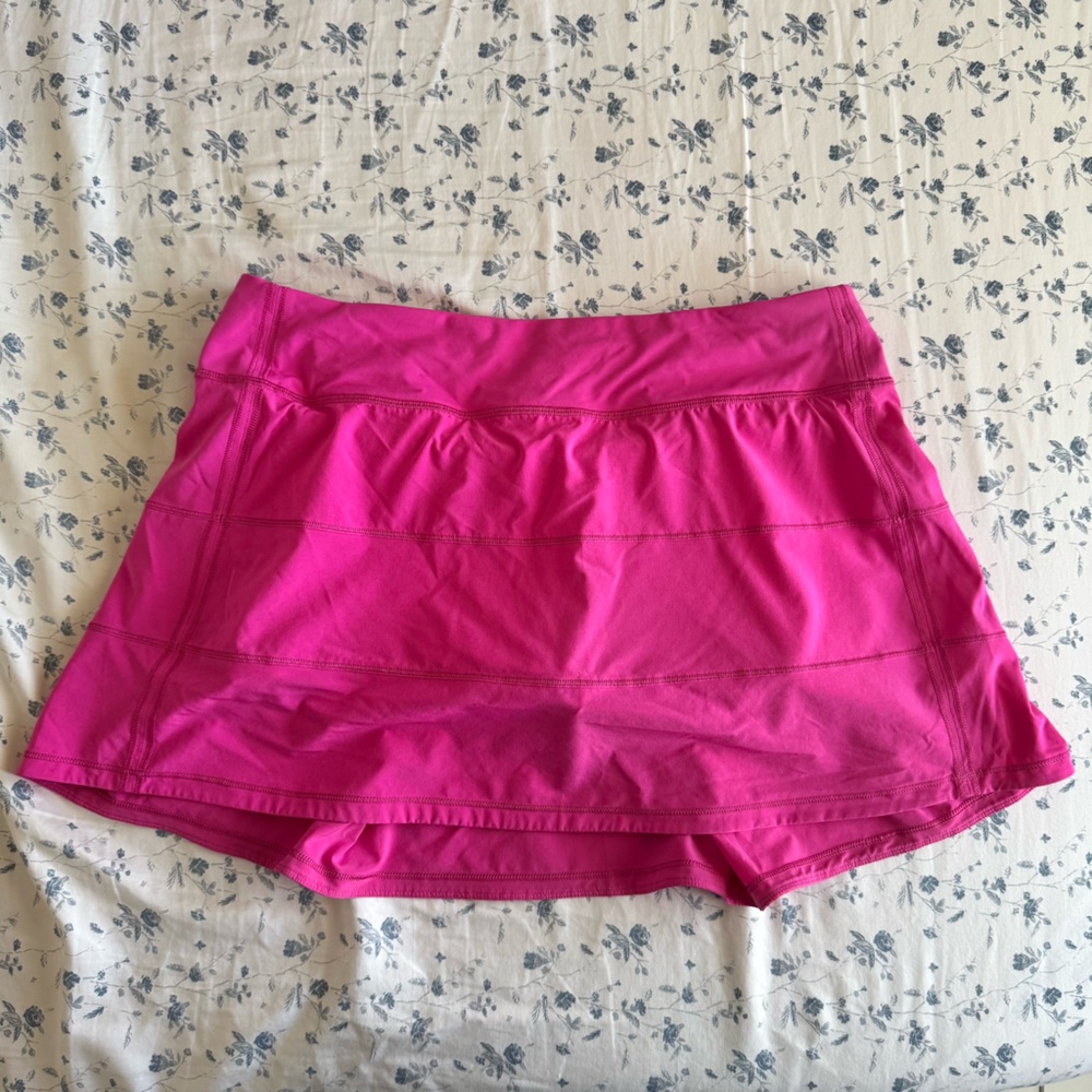 lululemon pace rival skirt SONIC PINK